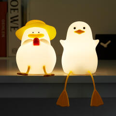 모자오리 실리콘 충전식 무드등 