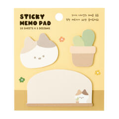 얼룩냥이 점착메모지 