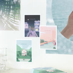 [아이코닉] 하루 메세지카드 세트 대용량 편지지