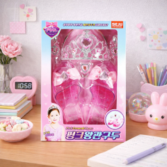 블링블링 핑크왕관구두