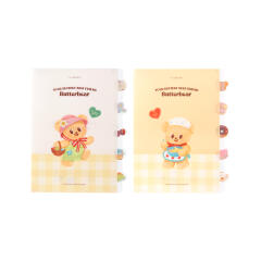 버터베어 귀여운 A4 인덱스 파일 5칸 서류정리 L홀더