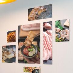 ad509-멀티액자_맛있는삼겹살