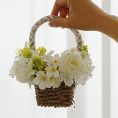 결혼식 조화 화동 예동 꽃 바구니 3option 결혼 소품