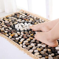 천연 자갈 돌매트 40x60