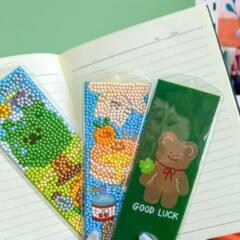 보석십자수 책갈피 DIY