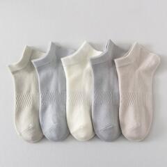 대나무 여름 통풍 시원한 단목 무지 발목 면 쿨 양말