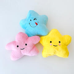 별모양 삑삑이 봉제 장난감 3개세트(PPT001)