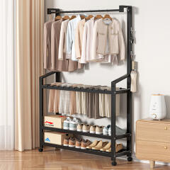 바지걸이 선반 이동식 철제 행거 스탠드 옷걸이 헹거