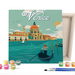 DIY그림그리기 25x25cm 랜드마크_베니스_워터시티