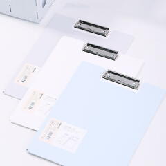 델리 파스텔 커버 클립보드 결재판 A4