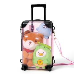 최애인형 캐리어 핑크 