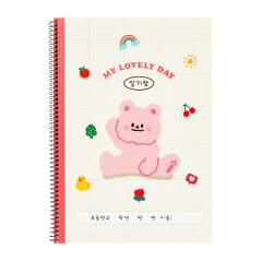 핑크 베어 일기장 