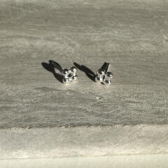 [925silver] Mini dot earring