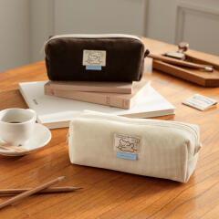 코이 코듀로이 펜슬 파우치