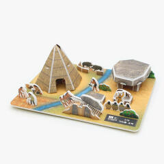 모또 선사시대 고인돌 마을 3D입체퍼즐 만들기