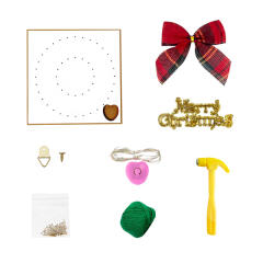 스트링아트 크리스마스 리스 만들기 - 1인세트