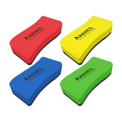 물결 화이트보드 지우개 대형/12개세트(색상랜덤)