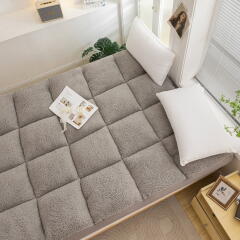 토퍼 침대 매트리스 접이식 패드 바닥 극세사 (킹)