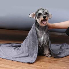 극세사 강아지 고양이 애견 수건/타월 중형