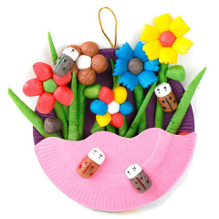 플레이콘 꽃걸이만들기