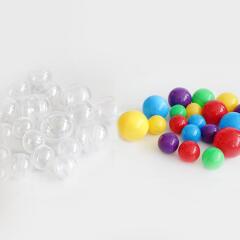 뽑기 캡슐 공 추첨 볼 3size 투명 빈 원형 플라스틱 -소