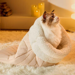 캣냐옹 보따리 보온 숨숨집 고양이 동굴 하우스