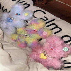 Color eyes bear key ring (3color)