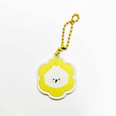 [우피] 플라워 슈밍 곰장 배배 아크릴 키링