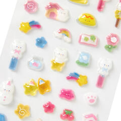 푸딩 입체스티커 