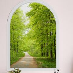 ad753-아치그림액자_숲속산책길
