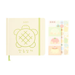2027 엉금일기 다이어리 그린 