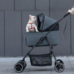 강아지 폴딩 유모차 분리형 이동가방 애견 개모차