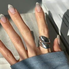 [925silver] Water flat ring