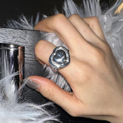 [925silver] Princess heart ring