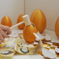 황금알 계란 깨기 용돈 캡슐 랜덤 볼 뽑기 (황금알 S)