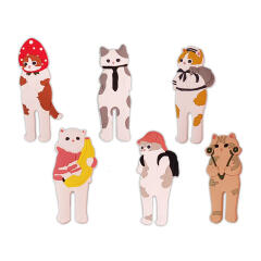 고양이 자석 후크 마스크 걸이 2개 세트