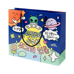 게왹이의 우주선물 쇼핑백