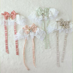 도그웨그 럭셔리 체크 레이스 케이프