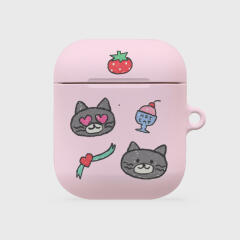 doodle hey cat pattern [hard 에어팟케이스 시리즈]