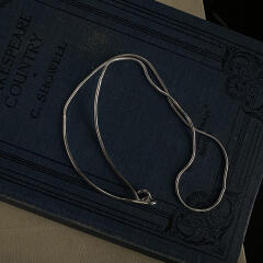 [925silver] Wire hook necklace