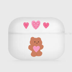 pink heart gummy [반투명 에어팟케이스 시리즈]