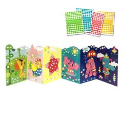 도형 모자이크 스티커북-자연 / 2세트