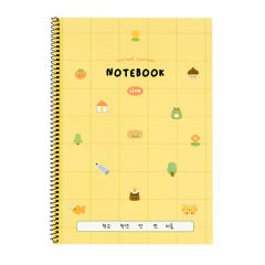 체크무늬 코넬 노트 