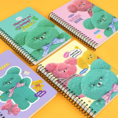 핑크풋 와사비베어 원링 노트