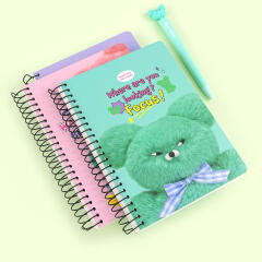 핑크풋 와사비베어 원링 노트