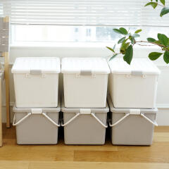 모니카 리빙박스 2P 수납박스 손잡이 펜트리 정리함