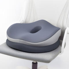 고급 2단 사계절 통기성 치질 방지 메모리폼 방석