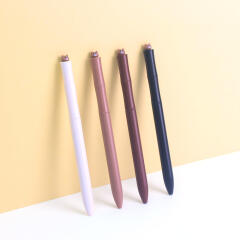 메모텍+ 곰 젤펜1세트 4개입 젤잉크펜 검정색