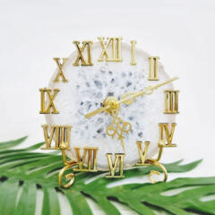 무소음 마노 보석 탁상 시계 만들기 DIY키트