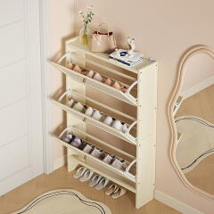 트로이 슬림 현관 아파트 신발장 신발 정리대 (3단)